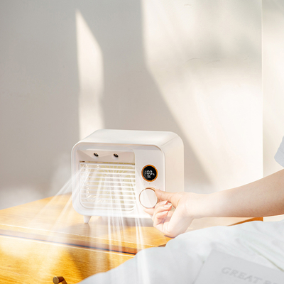 Tốt nhất LED di động mini cá nhân có thể sạc lại Máy điều hòa không khí làm mát bằng nước Quạt làm mát USB