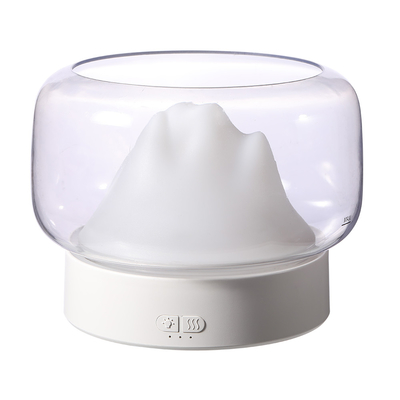 2021 Home Ultrasonic 400ML LED Nhiều màu sắc làm mát tinh dầu có mùi thơm Máy khuếch tán hương thơm trong suốt cho phòng