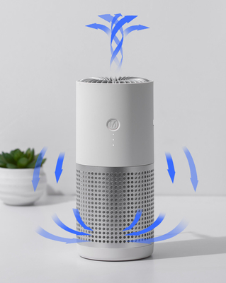 Máy lọc không khí ion âm HEPA True Bộ lọc H12 Xe ô tô văn phòng di động nhỏ