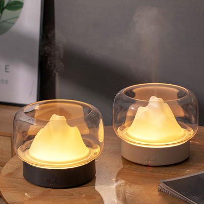 Máy khuếch tán tinh dầu sương mù Mountain 400ml Máy khuếch tán tinh dầu hương thơm đèn LED