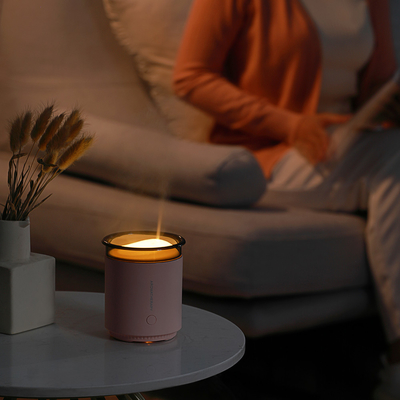 Máy khuếch tán hương thơm tinh dầu LED Di động 200ml Phun sương mát lạnh