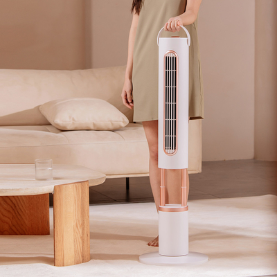 Quạt làm mát không khí không cánh Quạt làm mát Tháp 10000mAh Điều khiển từ xa Quạt dao động
