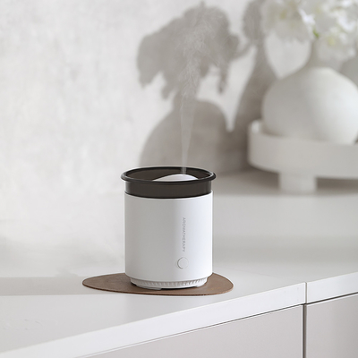 Máy khuếch tán hương thơm trắng LED 200ml với sóng siêu âm cầm tay từ xa