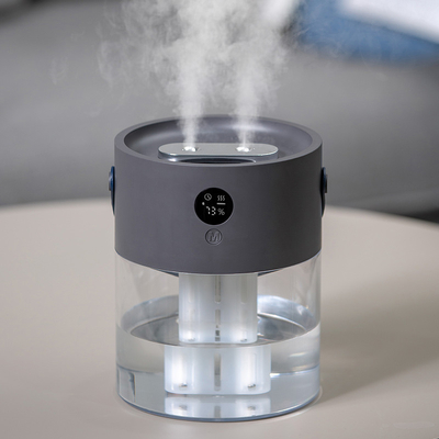 Máy tạo độ ẩm không khí bằng sóng siêu âm USB 2000ml Máy tạo độ ẩm di động có thể sạc lại 4000mAh không dây