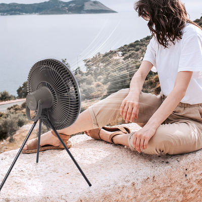 Pin 10000mAh Quạt bàn có thể sạc lại Quạt đèn LED lều 12 inch Đèn lồng