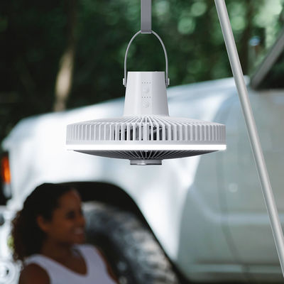 Pin 10000mAh Quạt bàn có thể sạc lại Quạt đèn LED lều 12 inch Đèn lồng