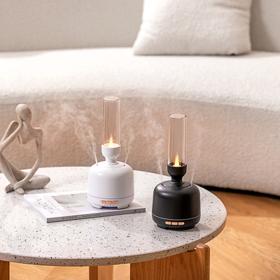 Hai cổng phun Máy khuếch tán tinh dầu có thể thay đổi đèn LED Máy khuếch tán hương thơm Máy khuếch tán nến Máy tạo ẩm mini