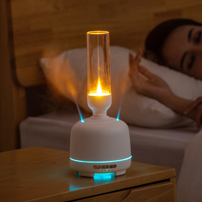 Hai cổng phun Máy khuếch tán tinh dầu có thể thay đổi đèn LED Máy khuếch tán hương thơm Máy khuếch tán nến Máy tạo ẩm mini