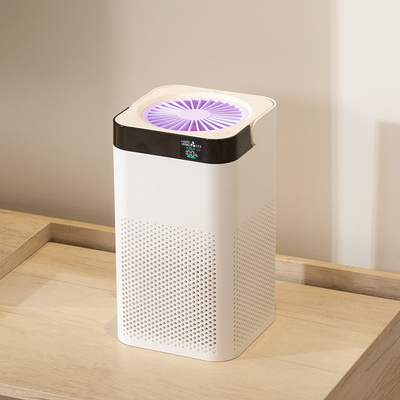 Máy lọc không khí trong phòng di động UV HEPA Bộ lọc H12 Máy lọc không khí thông minh 10000mAH