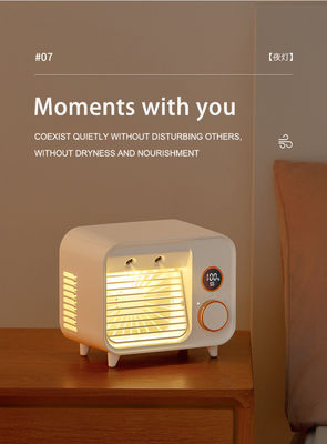 USB Mini Portable Wireless Fan Cooler với đèn đêm LED và phun sương mù