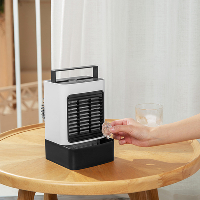 Bình nước 600ml Quạt làm mát không khí di động Đèn LED