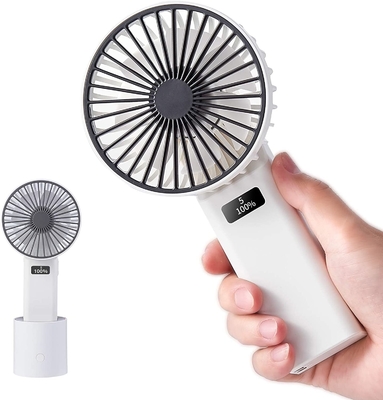 Bàn Oscillate Quạt cầm tay nhỏ có thể sạc lại 4W 4000mA Quạt hoạt động bằng pin nhỏ