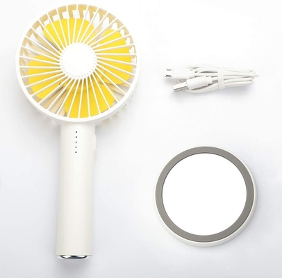 Quạt cầm tay cầm tay nhỏ 5 tốc độ Pin 2000 mah Quạt gương trang điểm du lịch