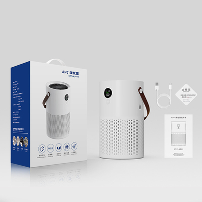 Bộ lọc H12 Ap01 Máy lọc không khí gia đình Mini HEPA Cleaner Di động Bàn văn phòng
