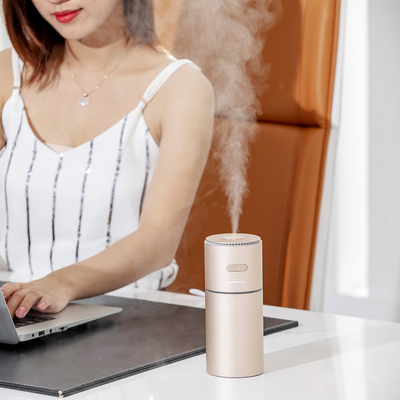 Ô tô Mini Usb Máy làm ẩm không khí Ion âm Gia đình siêu âm đầy màu sắc