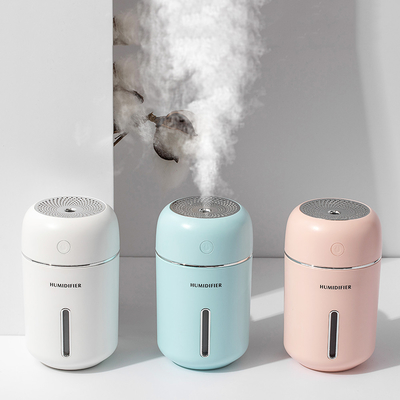 Máy tạo ẩm sương mù di động USB 280ml Đèn sưởi ấm ban đêm cho xe hơi