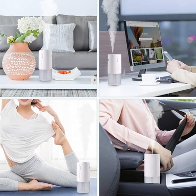 Máy tạo độ ẩm có thể sạc lại di động không dây 300ml Máy tạo ẩm ô tô Aroma Usb
