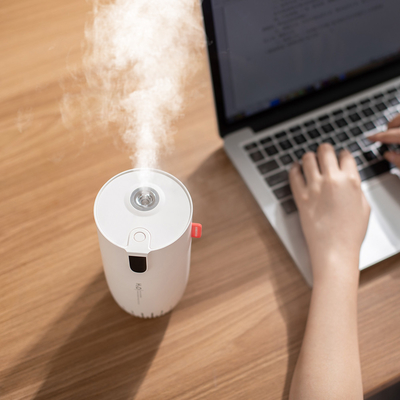 Máy tạo ẩm không khí USB di động siêu âm mini 2000mAh có thể sạc lại 500Ml