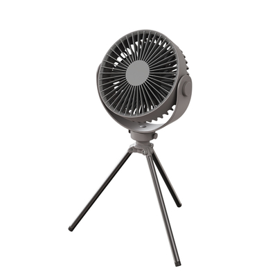 Quạt xoay chân máy di động nhỏ có thể sạc lại với đèn LED