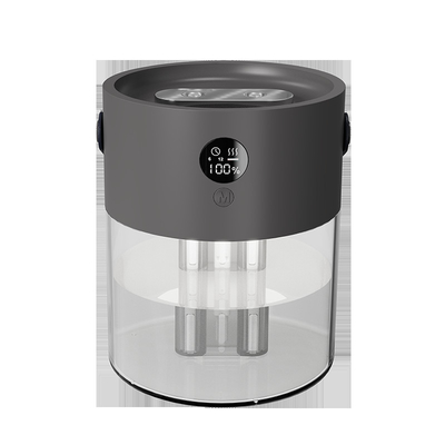 Máy tạo độ ẩm không khí bằng sóng siêu âm USB 2000ml Máy tạo độ ẩm di động có thể sạc lại 4000mAh không dây